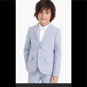 Crewcuts linen chambray kids suit